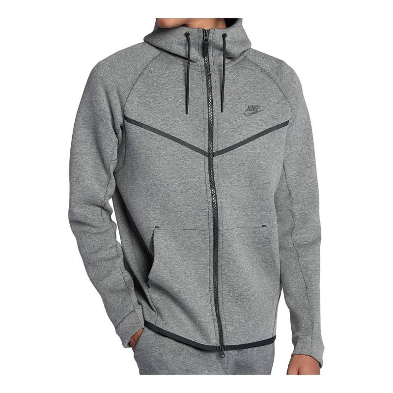 Nike Tech Fleece WindRunner Hoodie Gray 805145-091 - 1