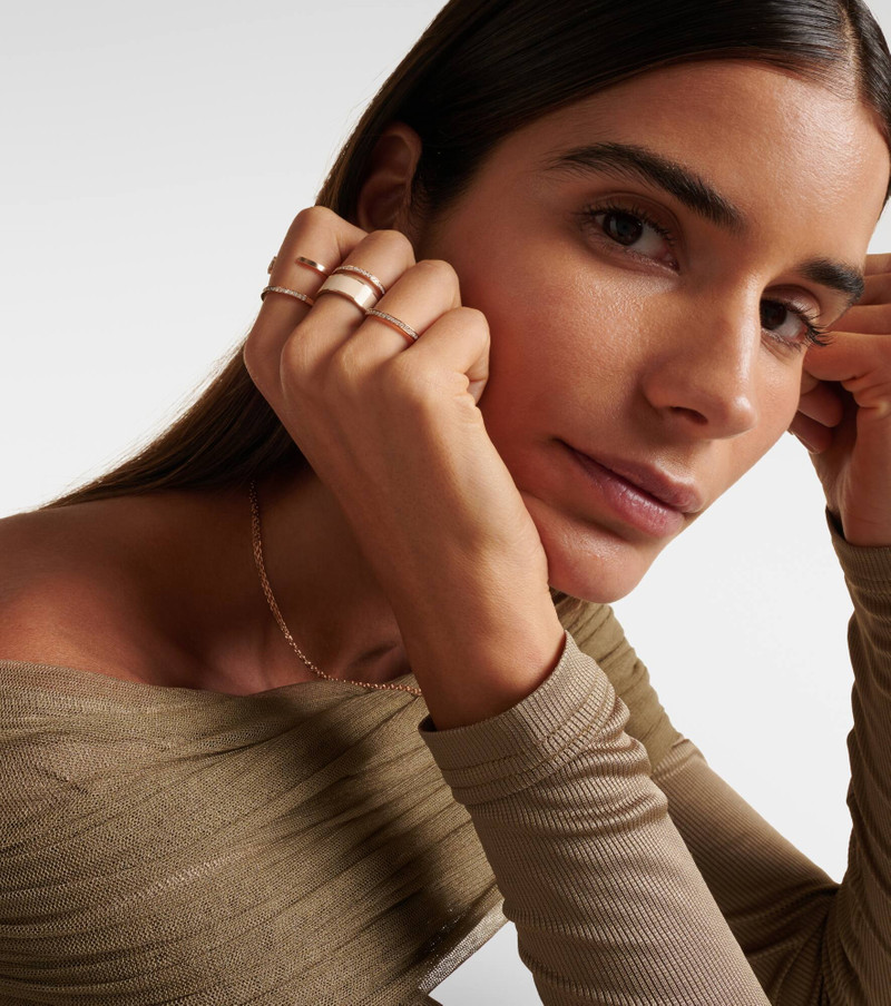 REPOSSI Berbere XS 18kt rose gold ring with diamonds outlook