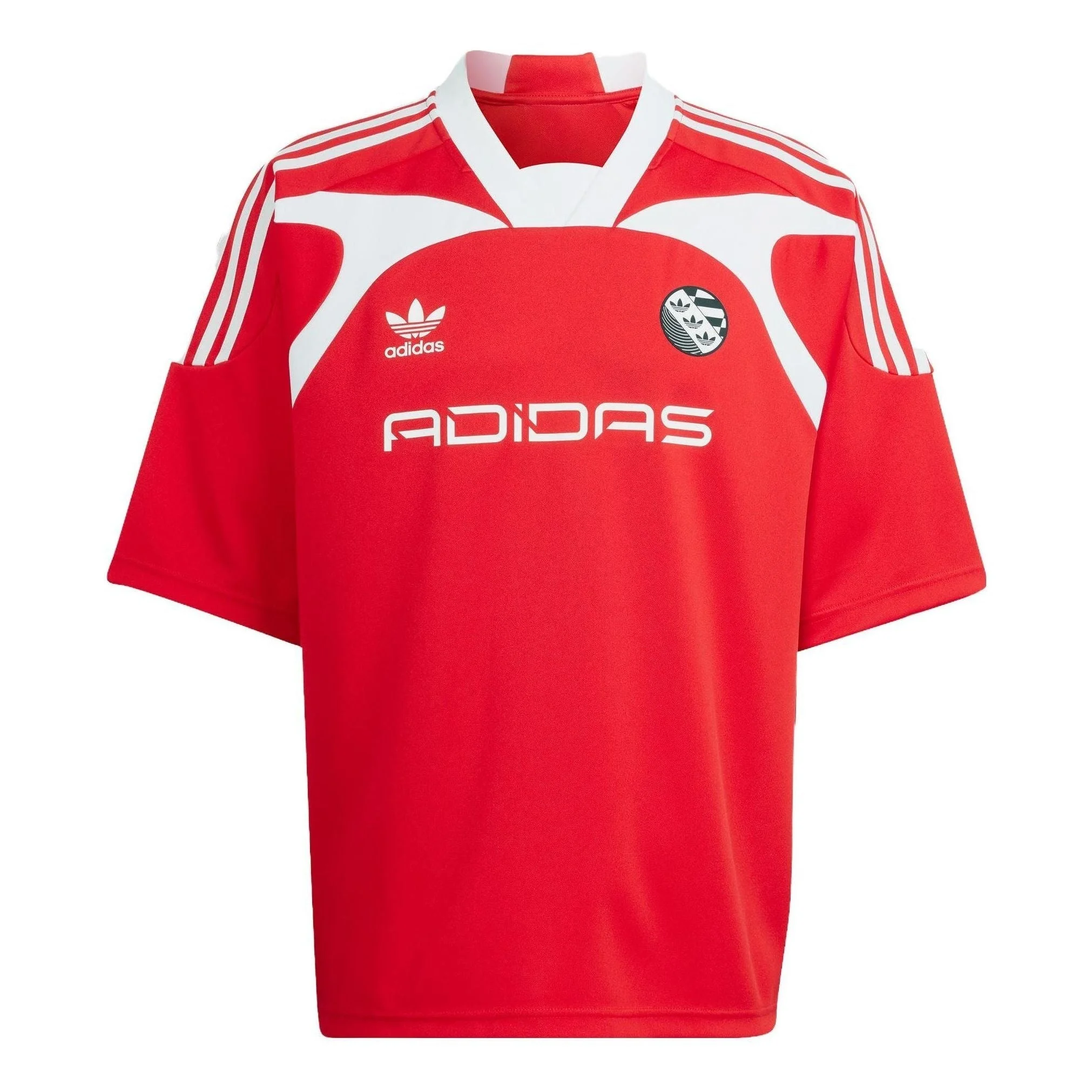 adidas Originals Adilenium Oversized Short Sleeve Jersey 'Red' IW3637 - 1