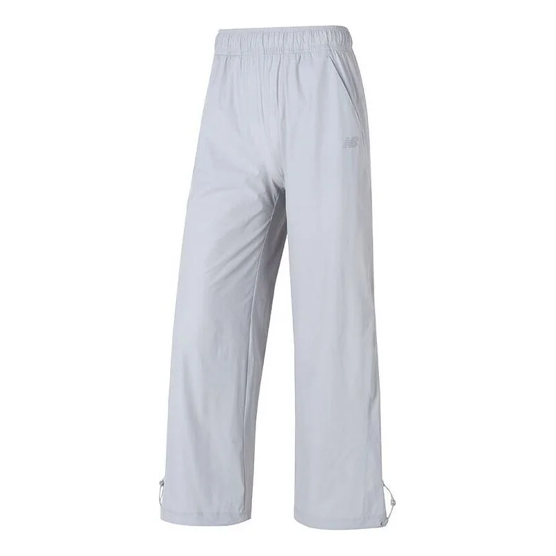 (WMNS) New Balance Woven Pants 'Grey' NTE24262-GR - 1