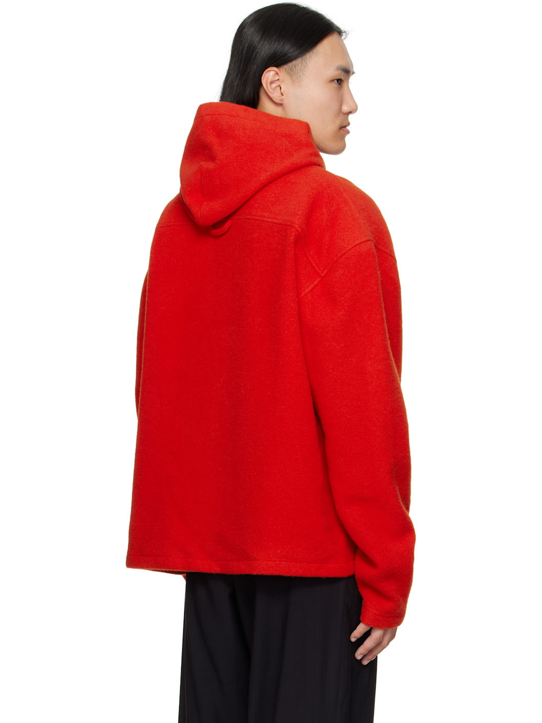 Orange Fleece Hoodie - 3