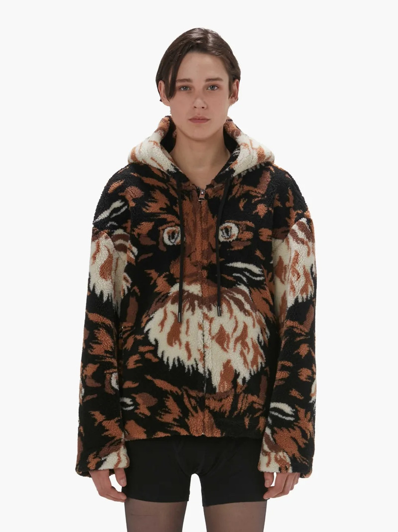 JW Anderson FLEECE HOODED JACKET outlook