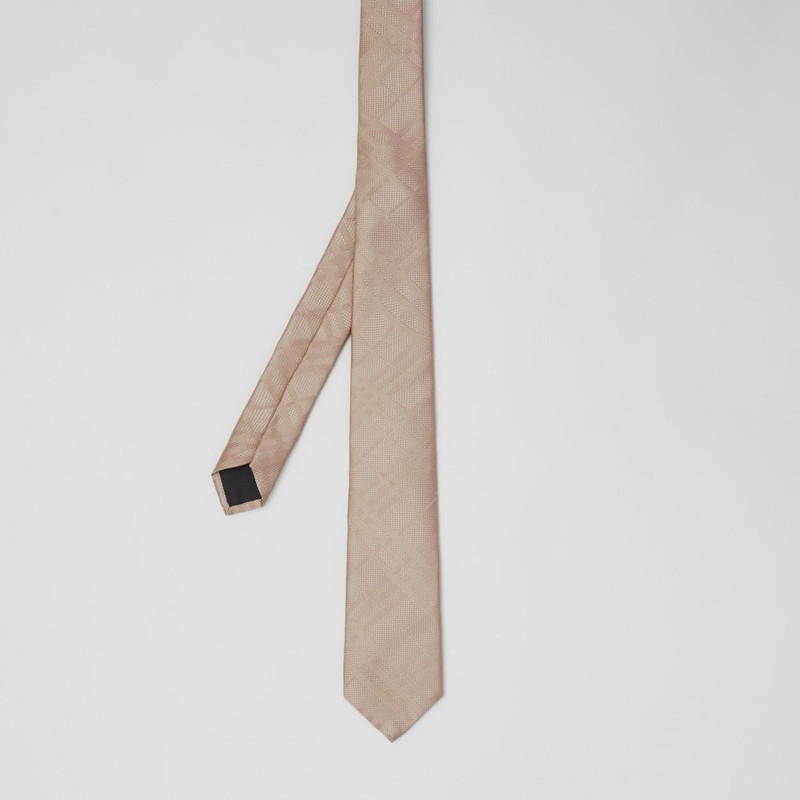 Classic Cut Check Silk Jacquard Tie 5