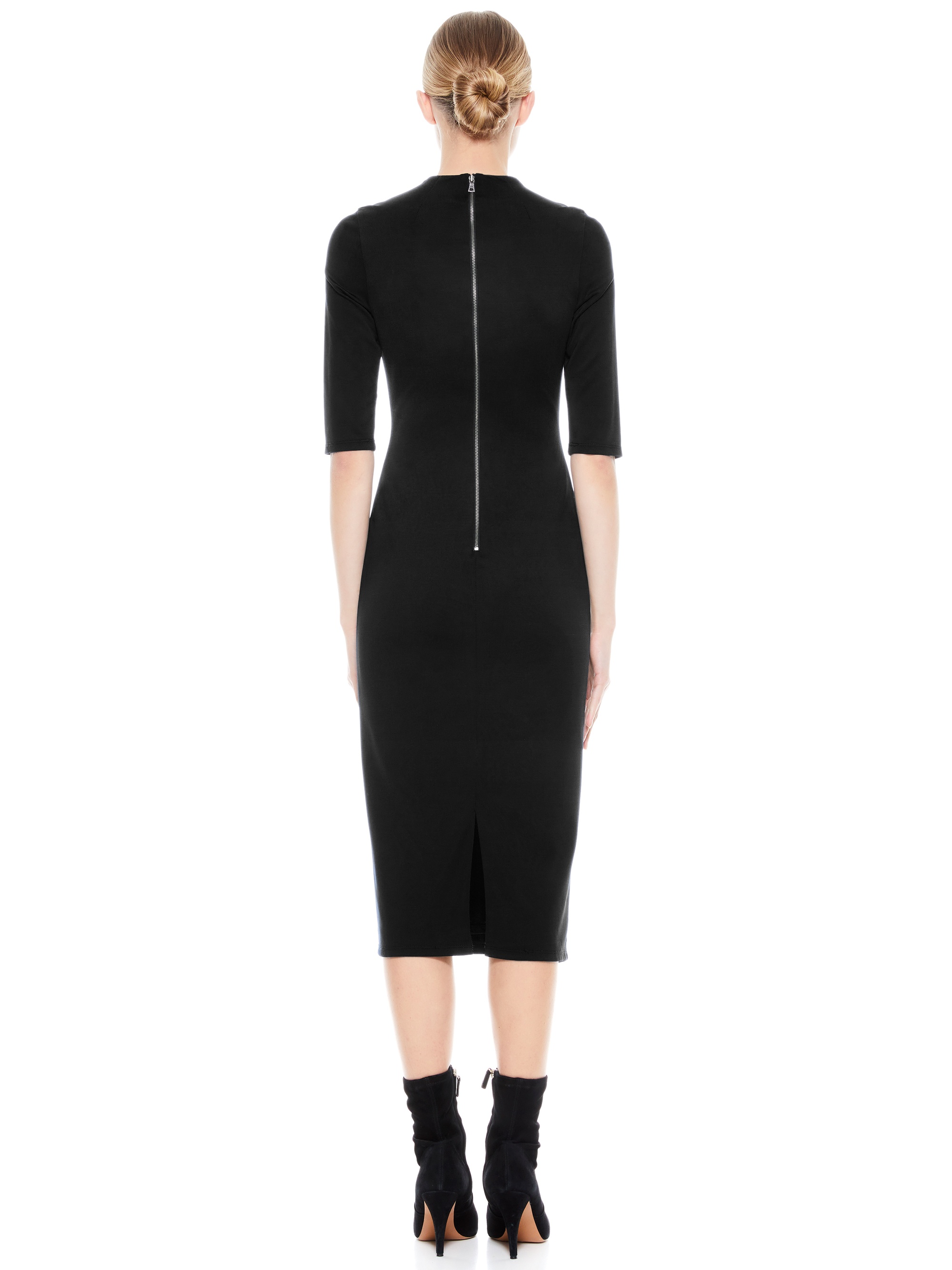 DELORA FITTED MIDI DRESS - 3