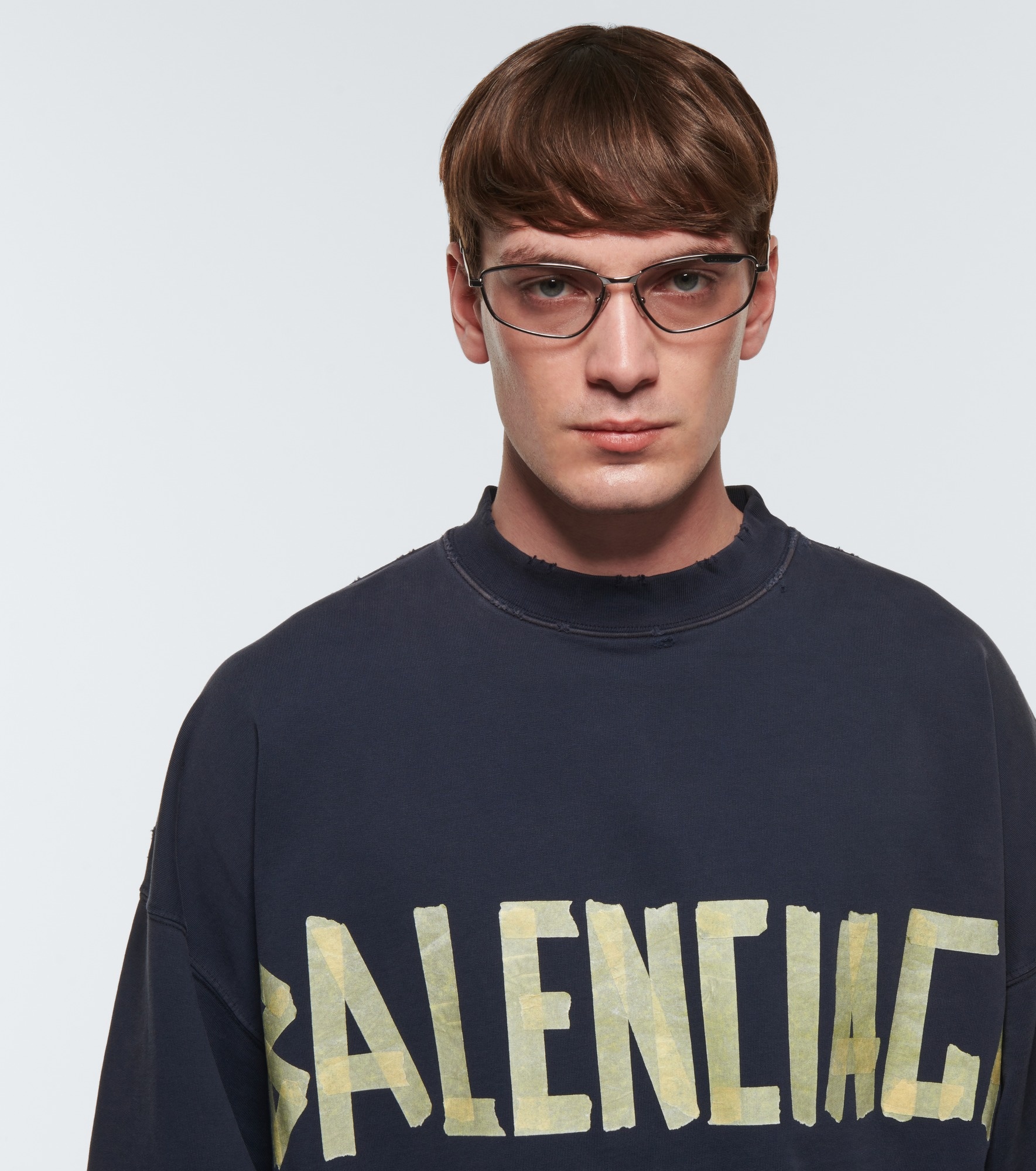 Silver Rectangular Glasses - 5