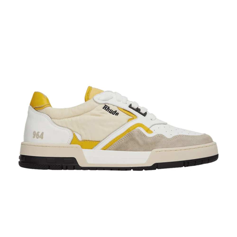 Rhude Racing Sneaker 'White Mustard' - 1