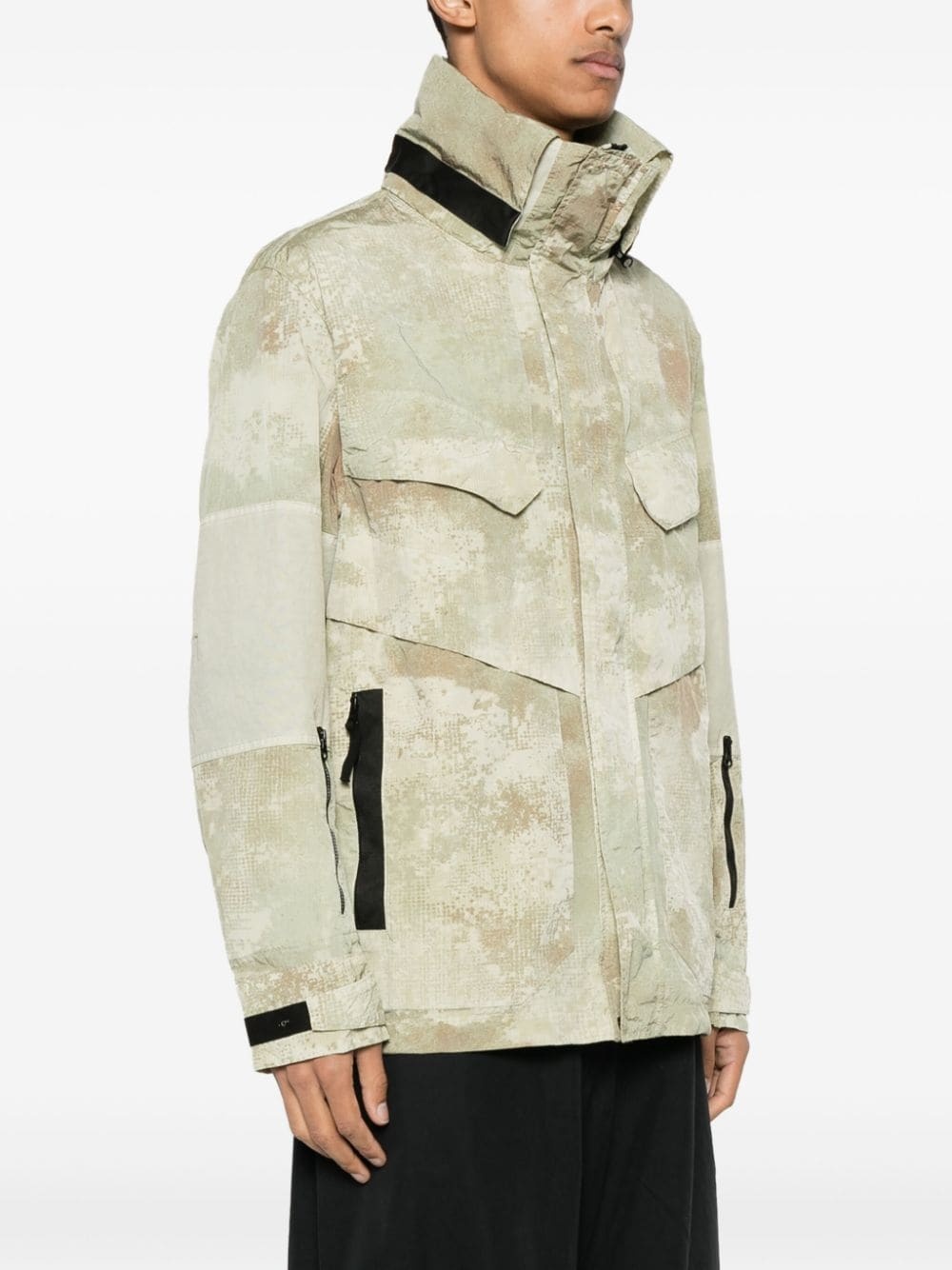 Compass-badge hooded jacket - 3