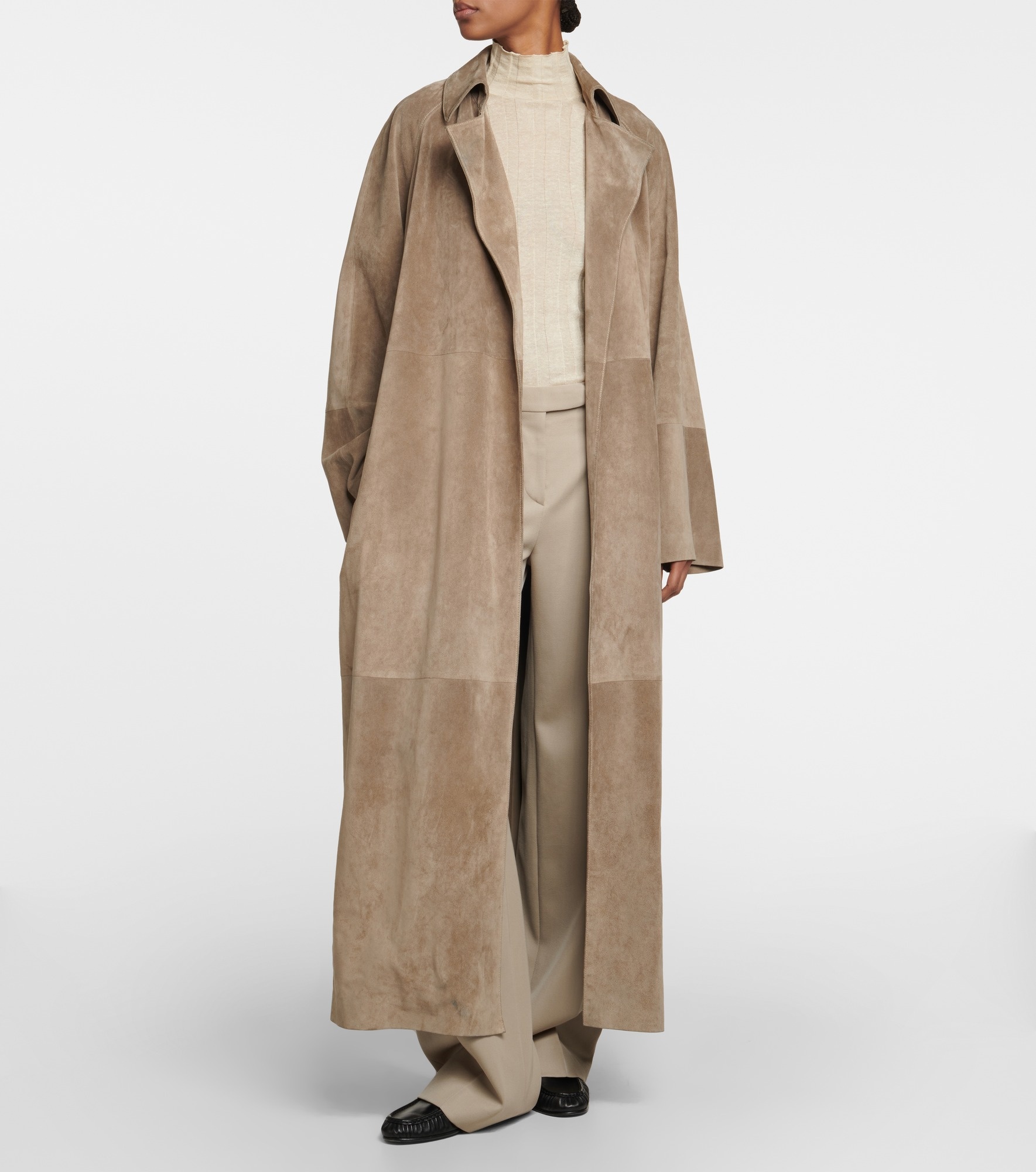 Poseidone suede coat - 7