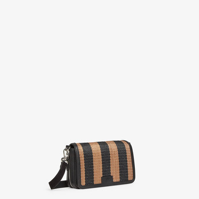 FENDI Brown raffia bag outlook