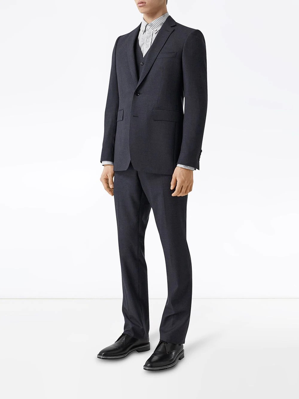 three-piece wool suit - 3