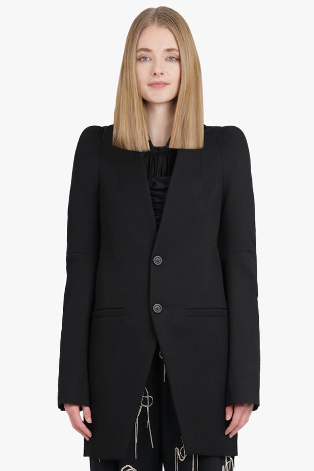 GIACCA METRO SINGLE BREASTED BLAZER | BLACK - 2