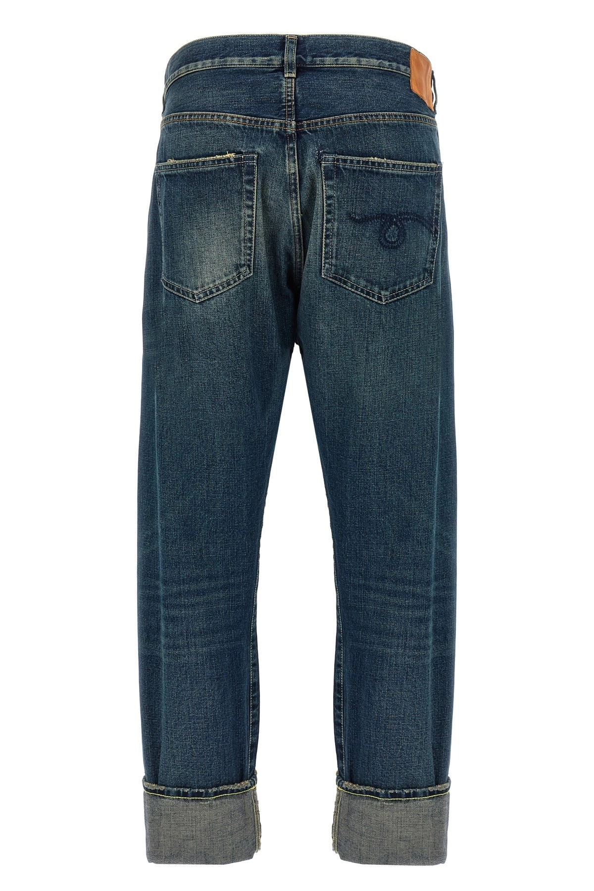 'Cuffed Crossover' jeans - 2