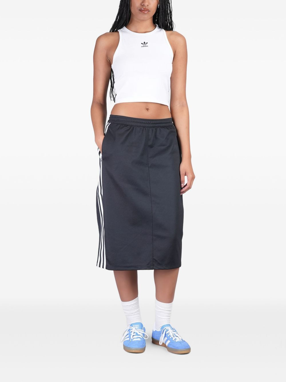 cotton-blend skirt - 2