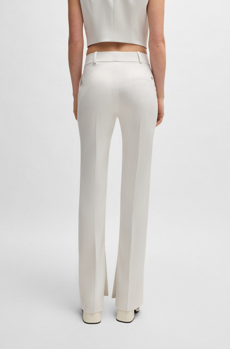 SLIM-FIT TROUSERS IN SHIMMER FABRIC 4