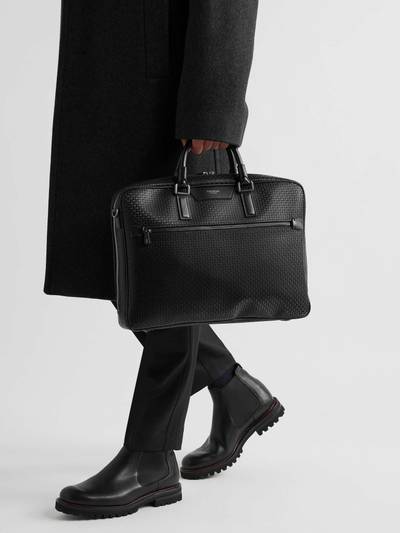 Serapian Mosaico Leather Briefcase outlook