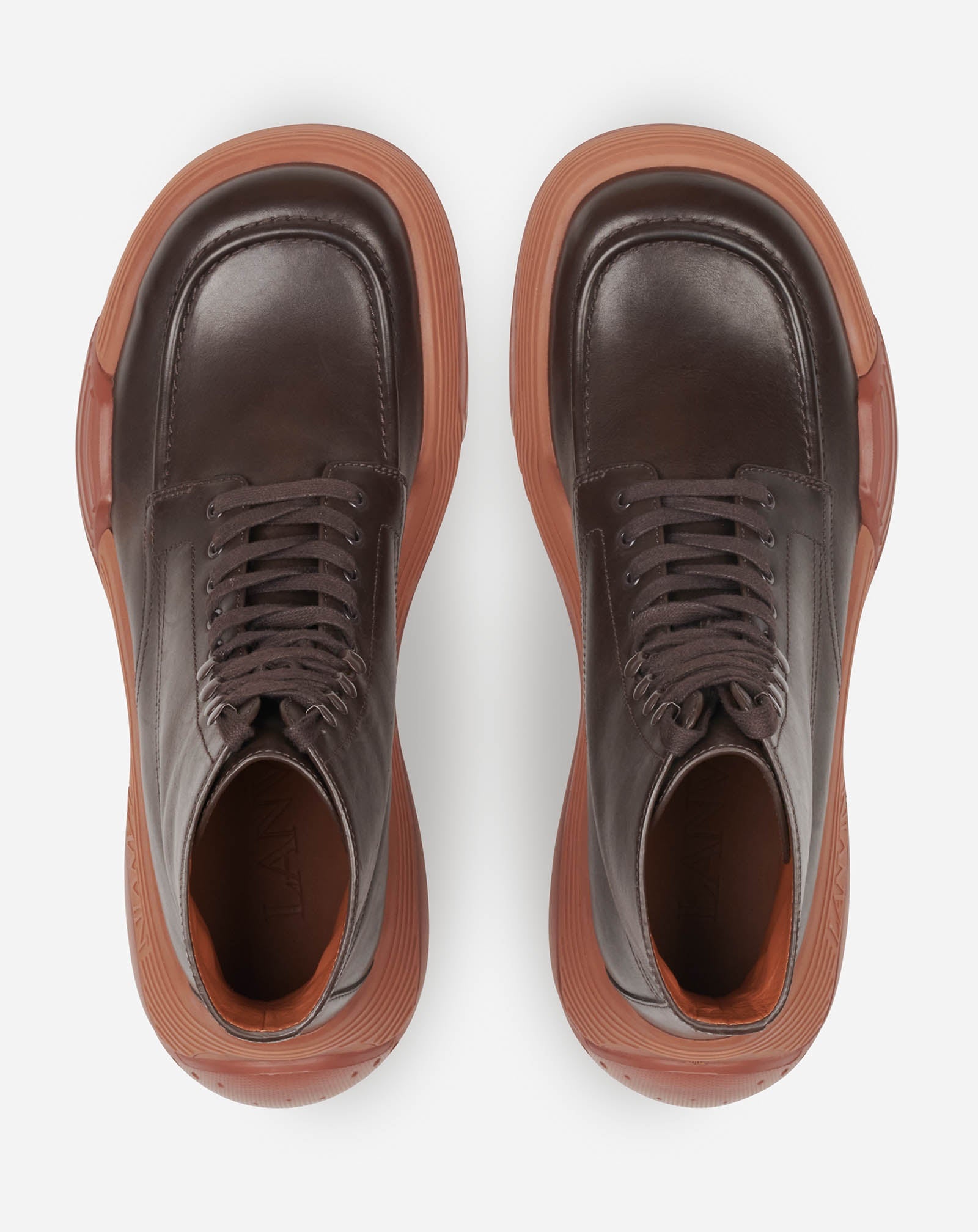 FLASH-X BOLD LEATHER LACE-UP BOOTS - 4