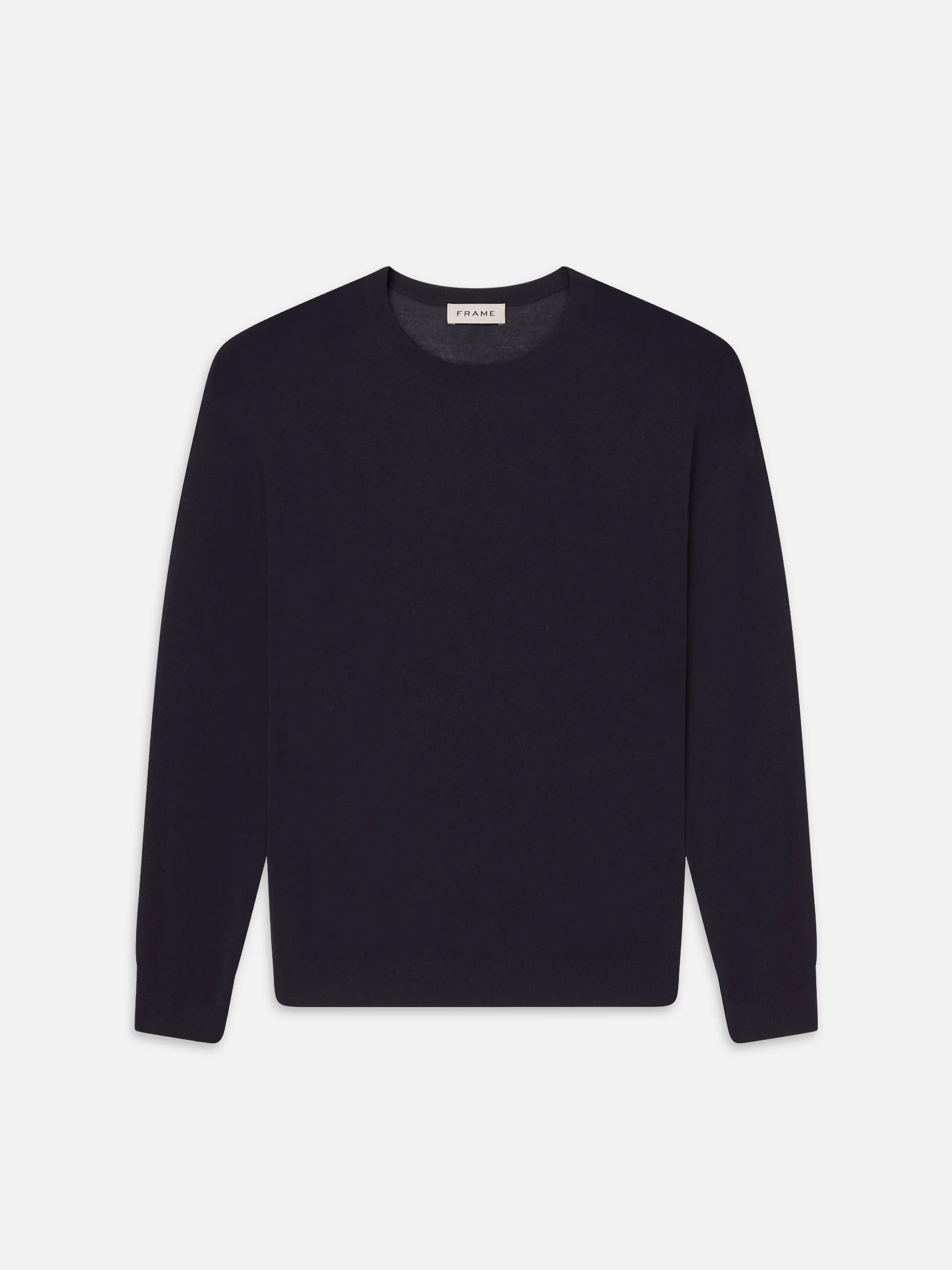 Superfine Crewneck Sweater in Dark Navy - 1