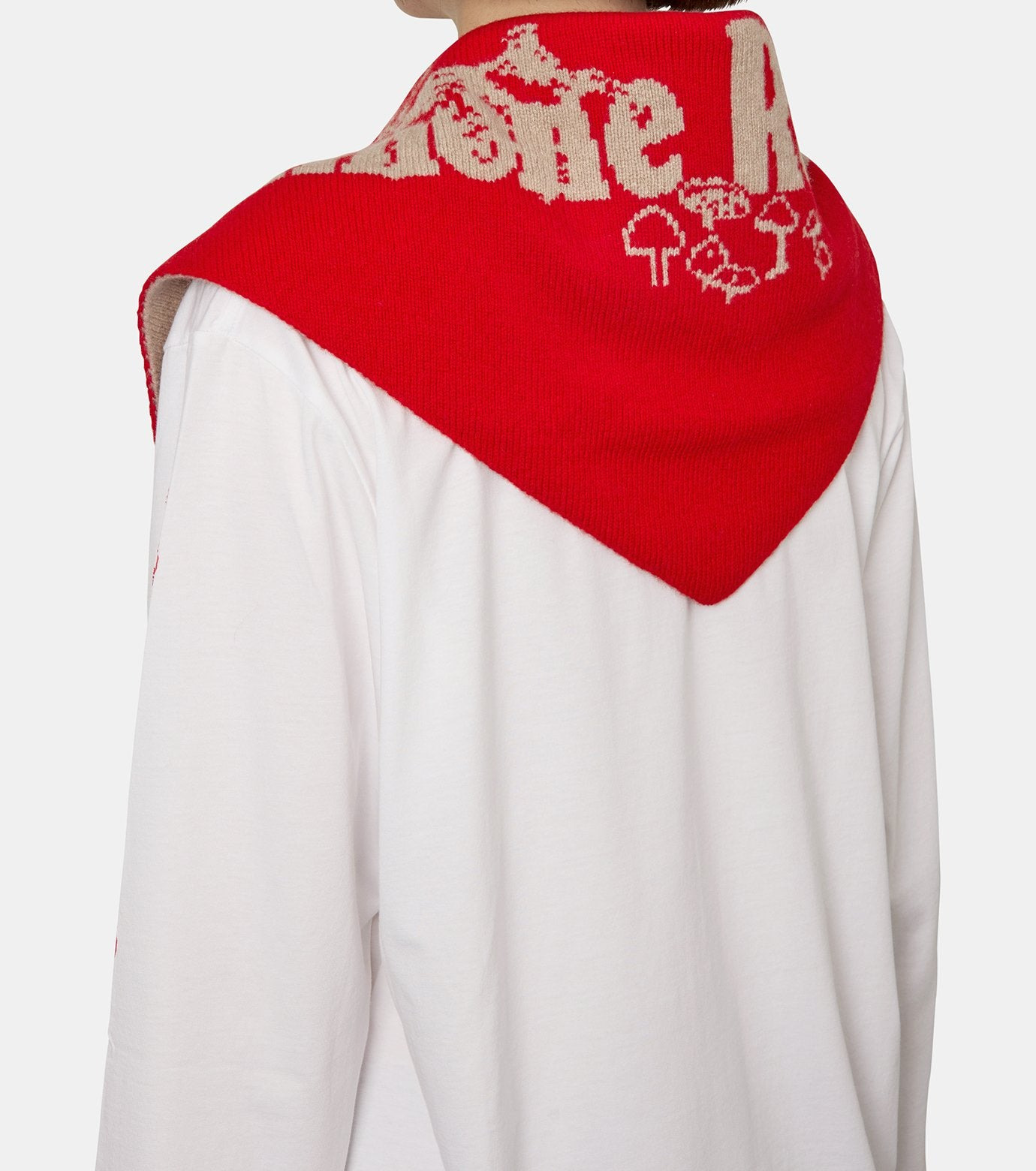 Graphic Logo Knit Neckerchief - 3