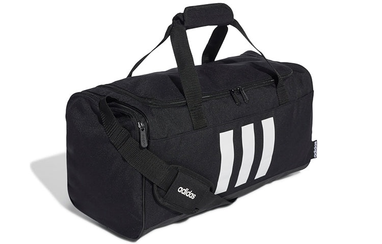 adidas 3-Stripes Duffel Bag Small 'Black White' GE1237 - 3