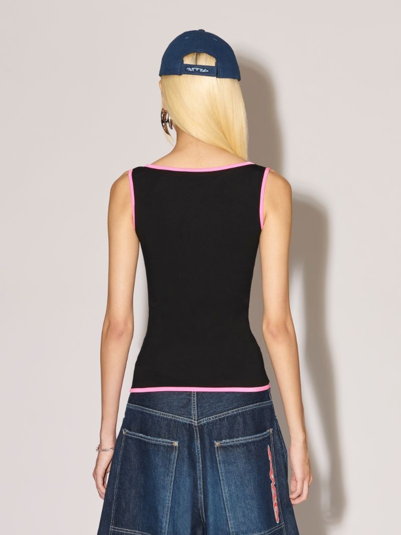 HEART HOLE TANK TOP - 4