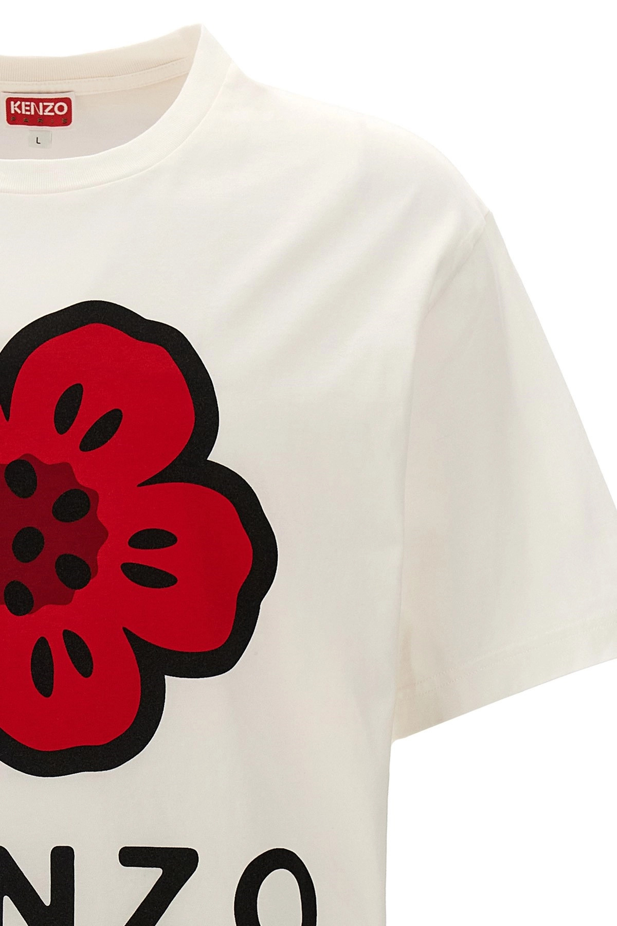 'stampa fiore' T-shirt - 4