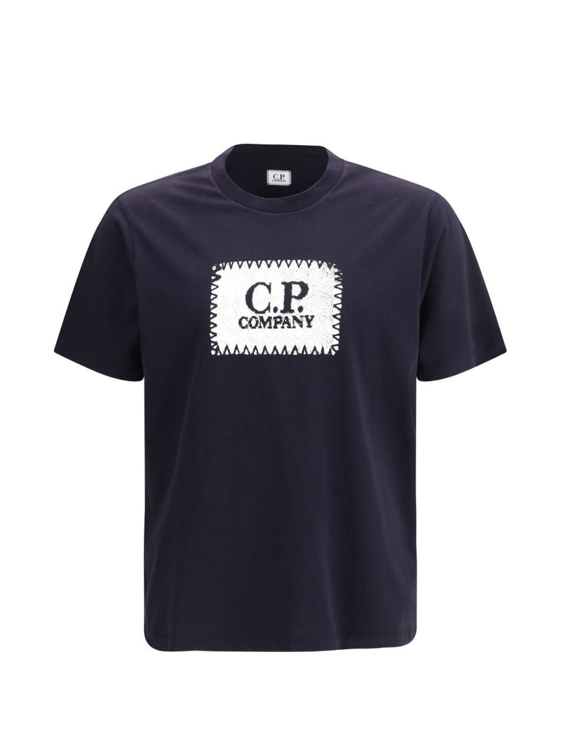 jersey 30/1 short sleeve logo label T-shirt 1