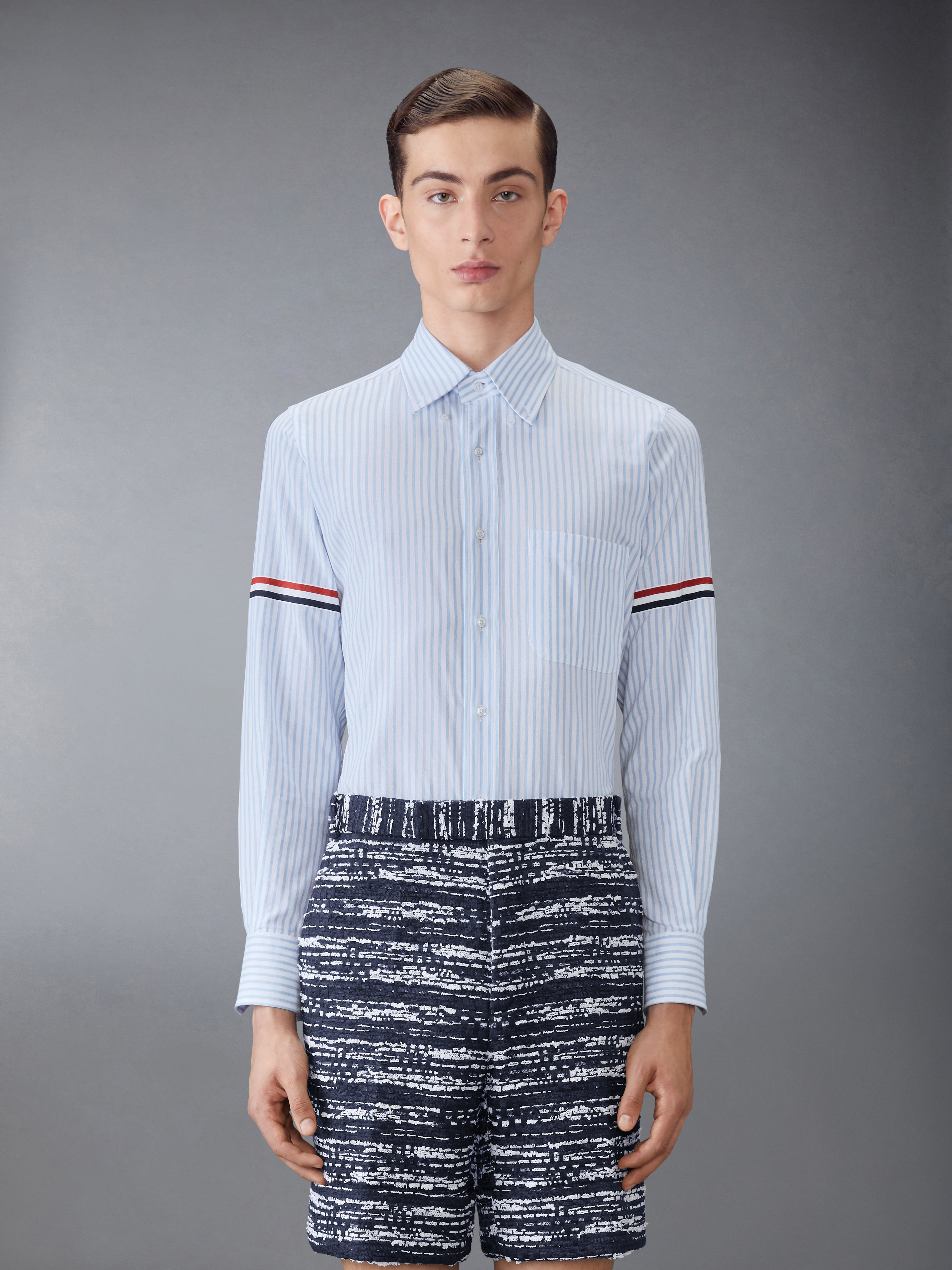MADRAS COTTON ARMBAND SHIRT - 2