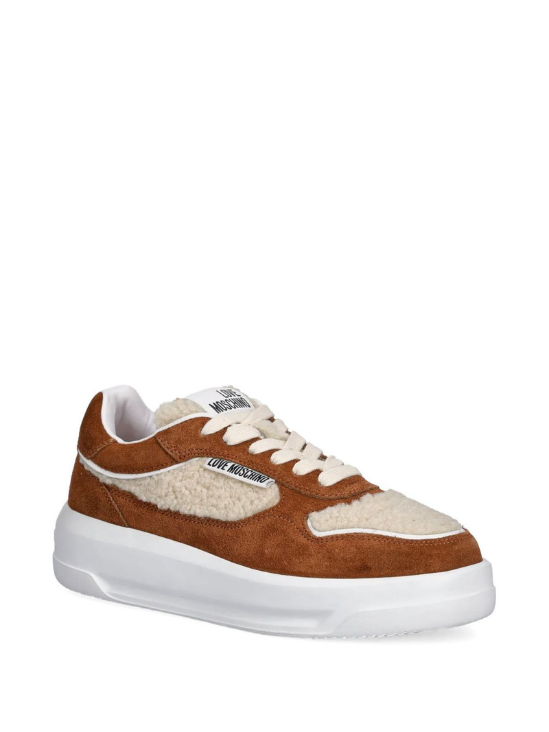 Moschino logo-detail sneakers outlook