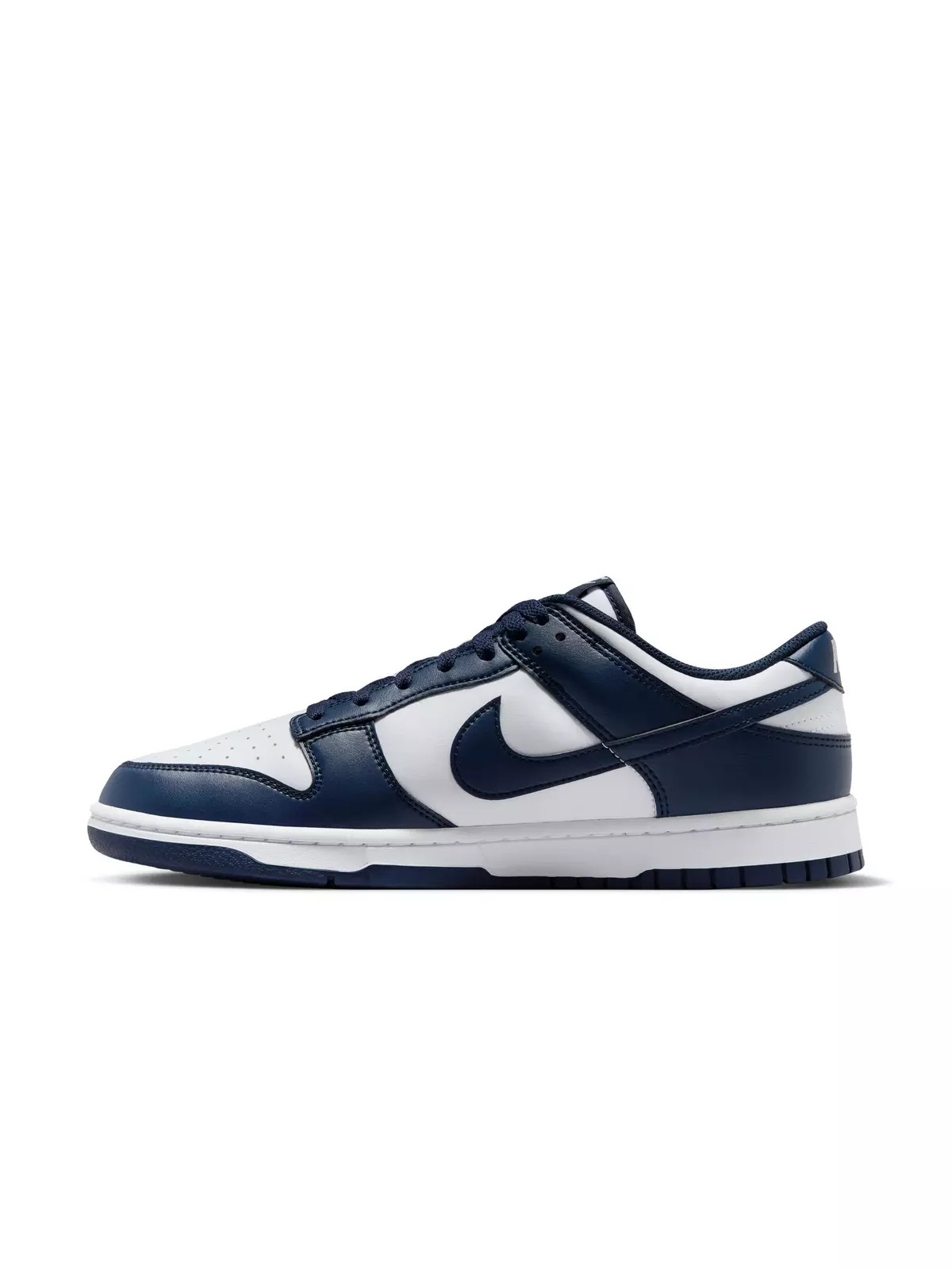 Dunk Low Retro "White/Midnight Navy" Men's Shoe - 4