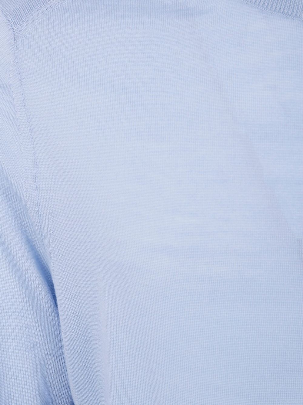 high-neck half-zip sweater - 3