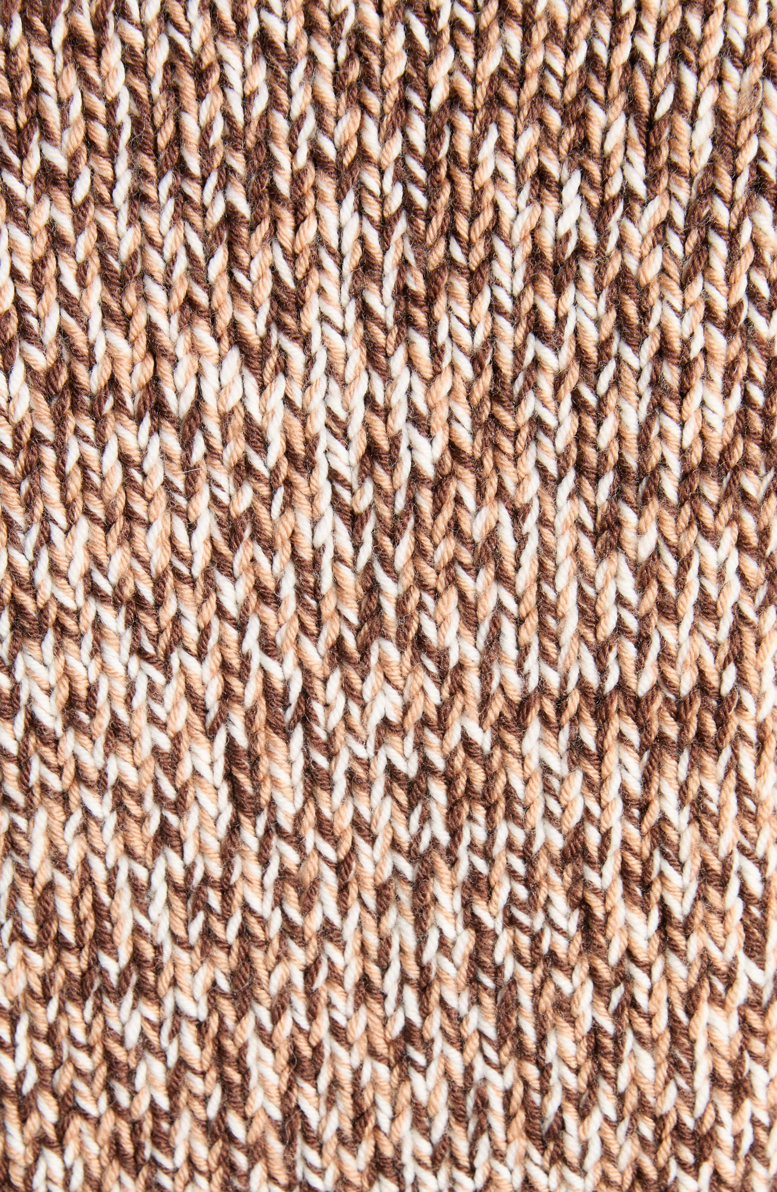 Moncler Virgin Wool Sweater in Brown/Beige Multi at Nordstrom - 6