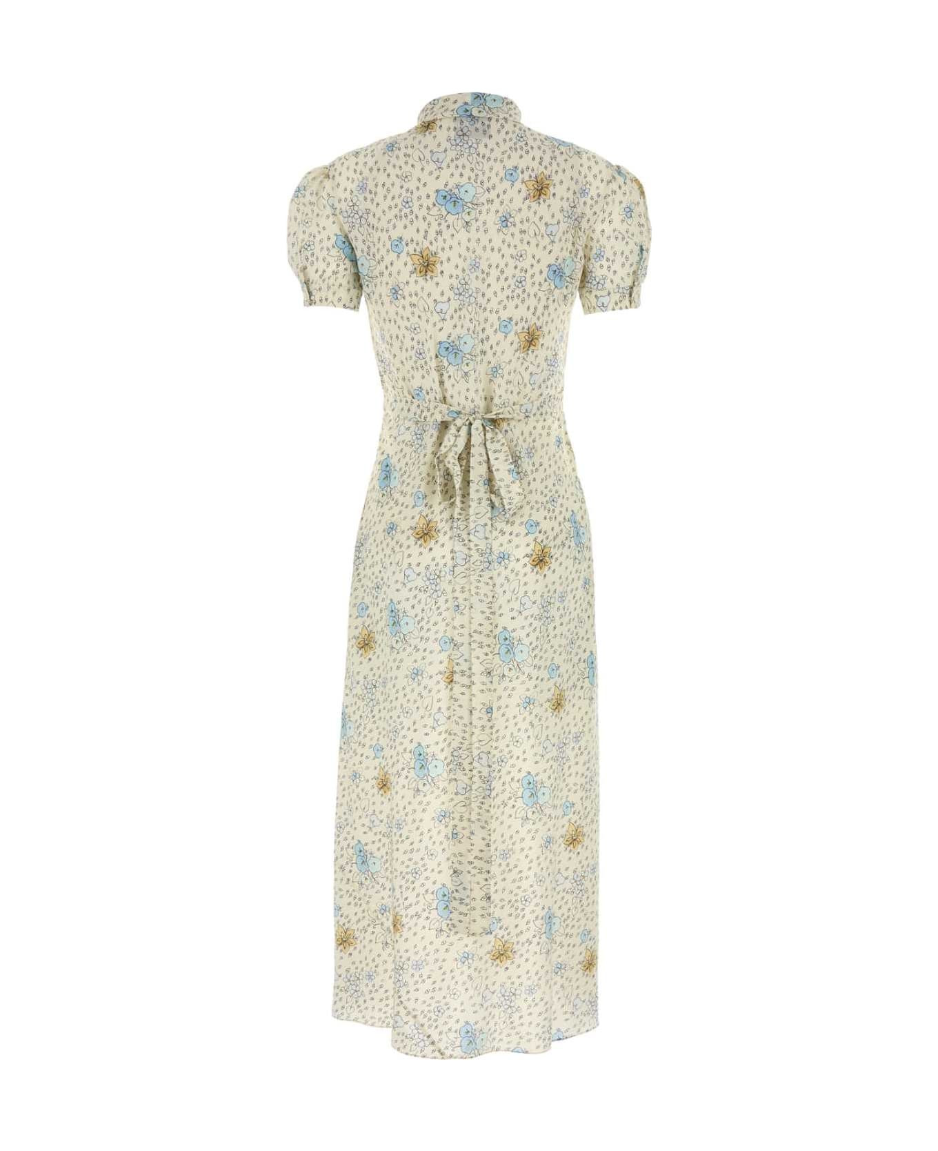 Printed Silk Dress - 2