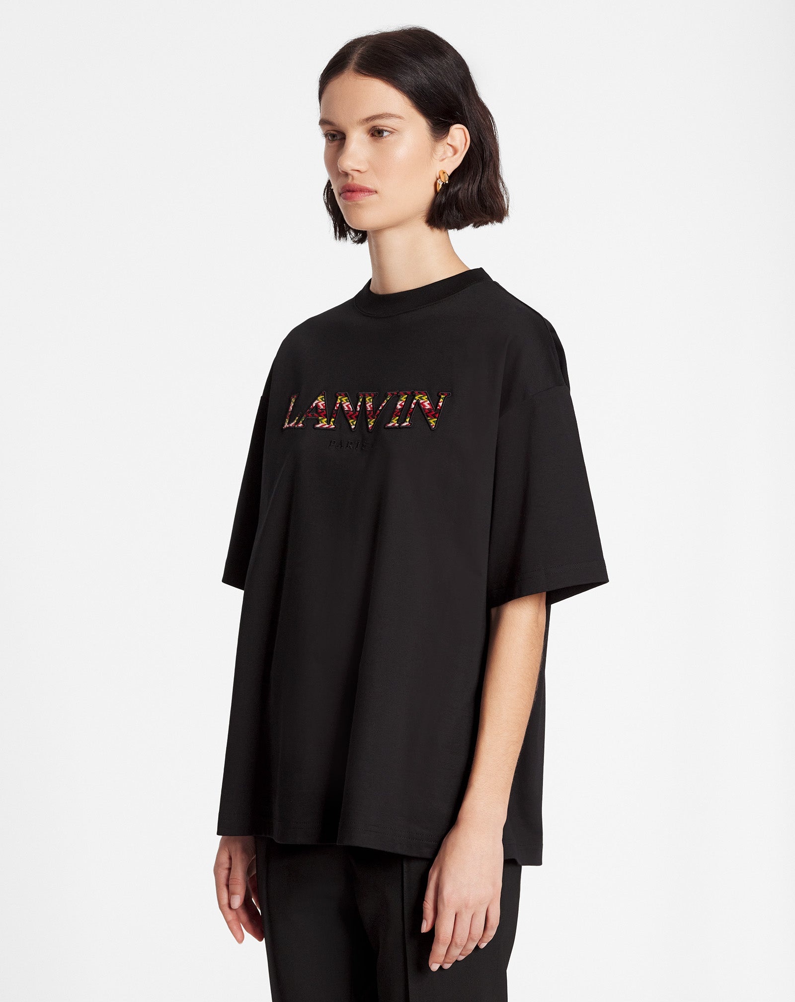 OVERSIZED EMBROIDERED CURB T-SHIRT - 3