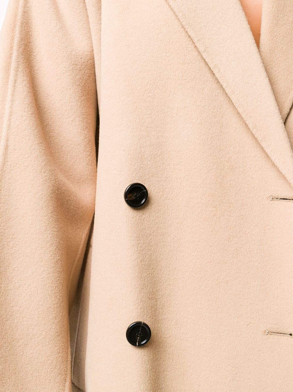oversized double-breasted coat - 5