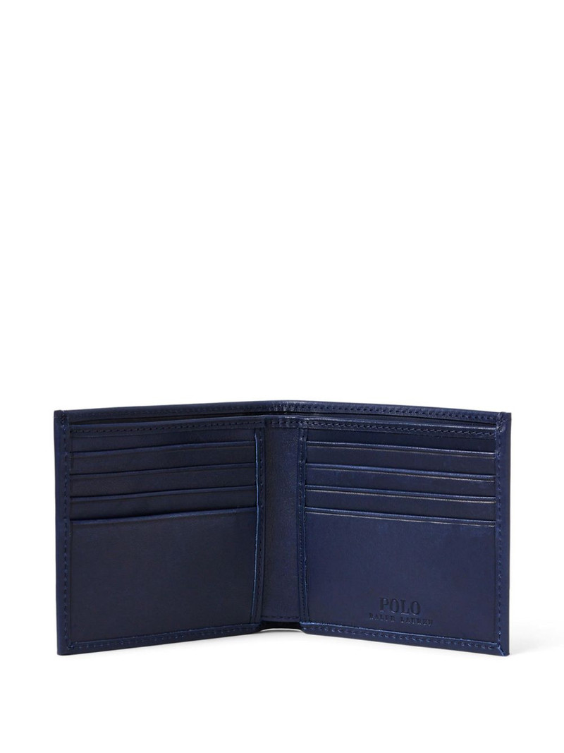 logo-embroidered wallet 3