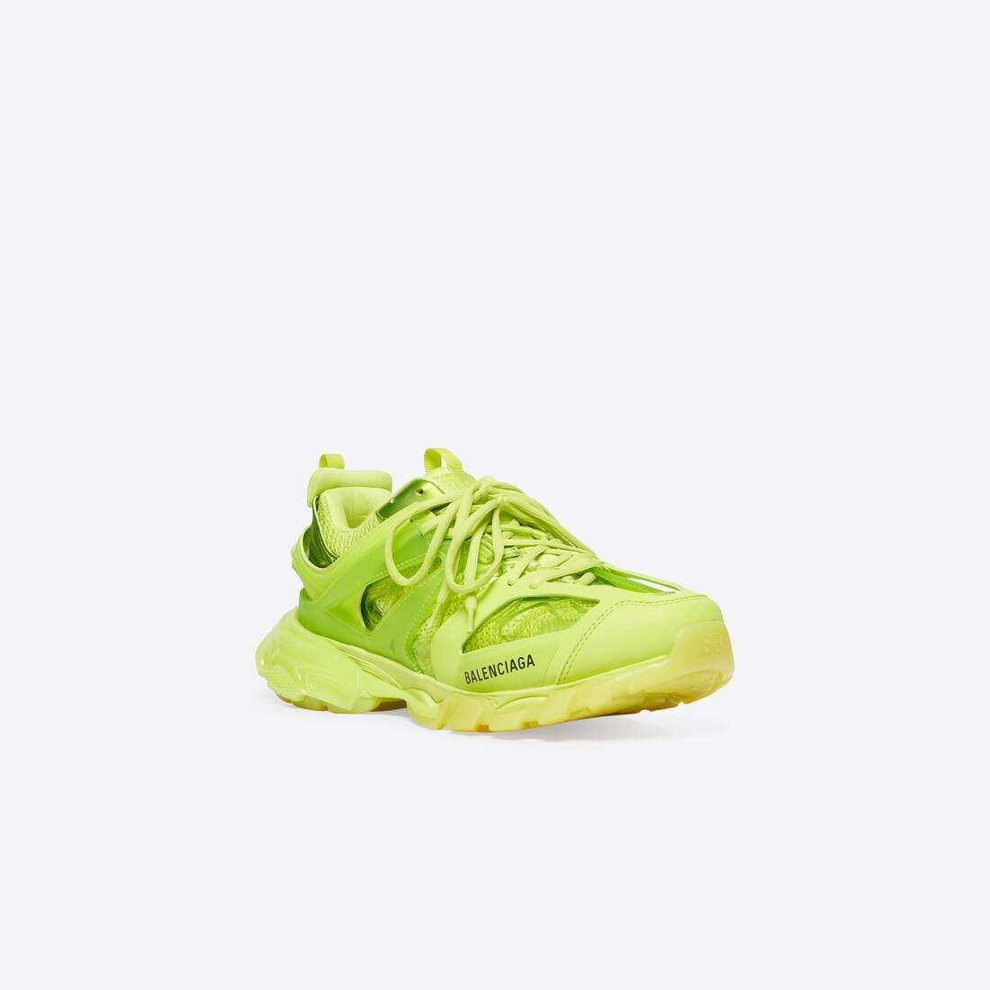 Men's Track Sneaker Clear Sole in Yellow - 2