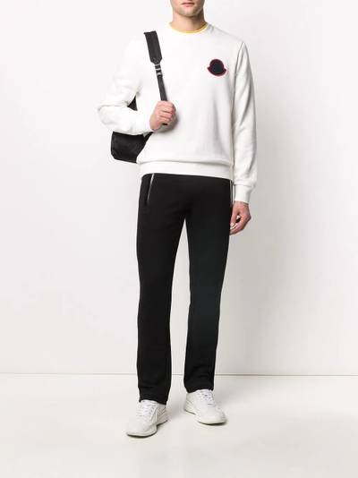 Moncler straight leg track pants outlook