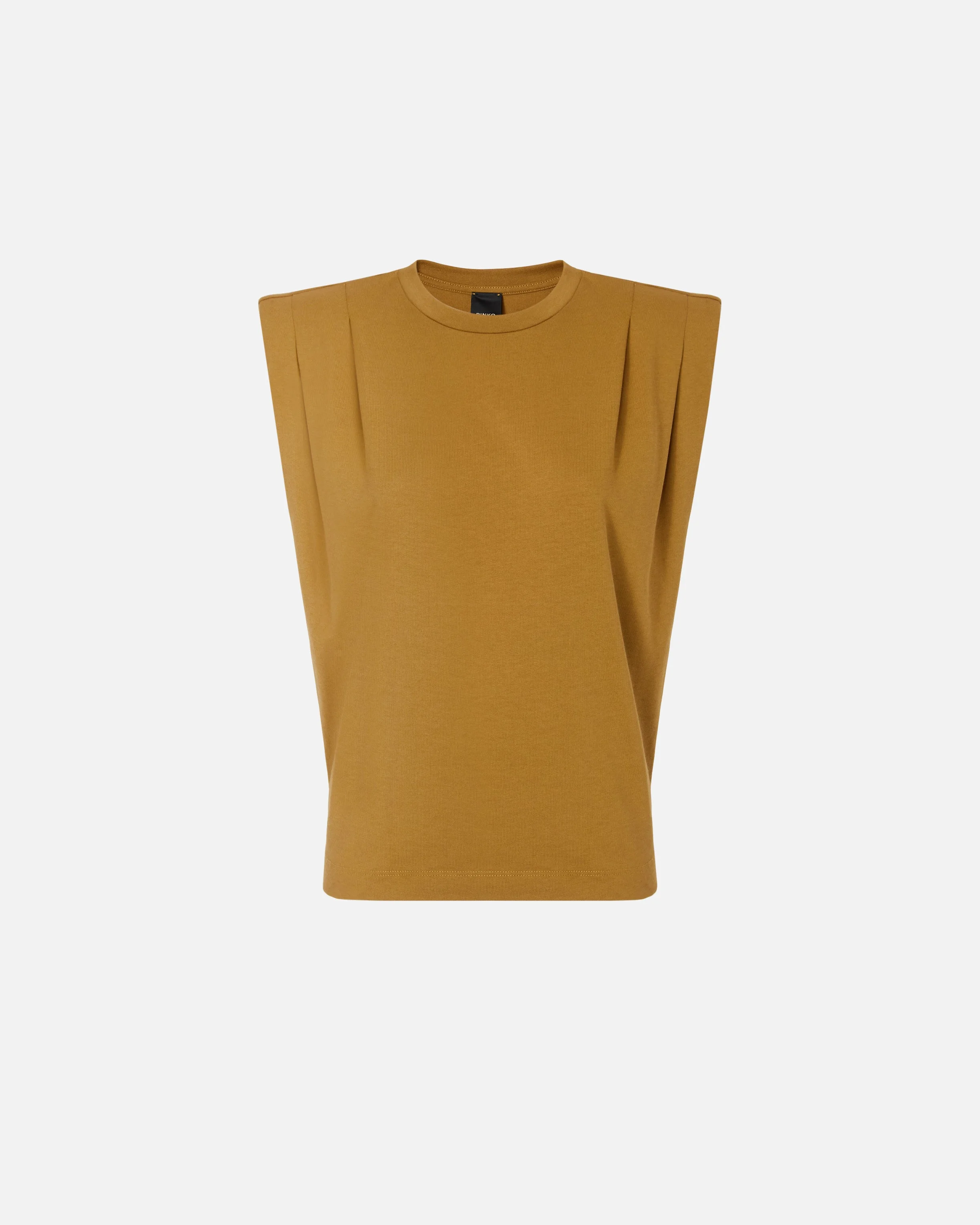 SLEEVELESS DOUBLE JERSEY T-SHIRT - 1