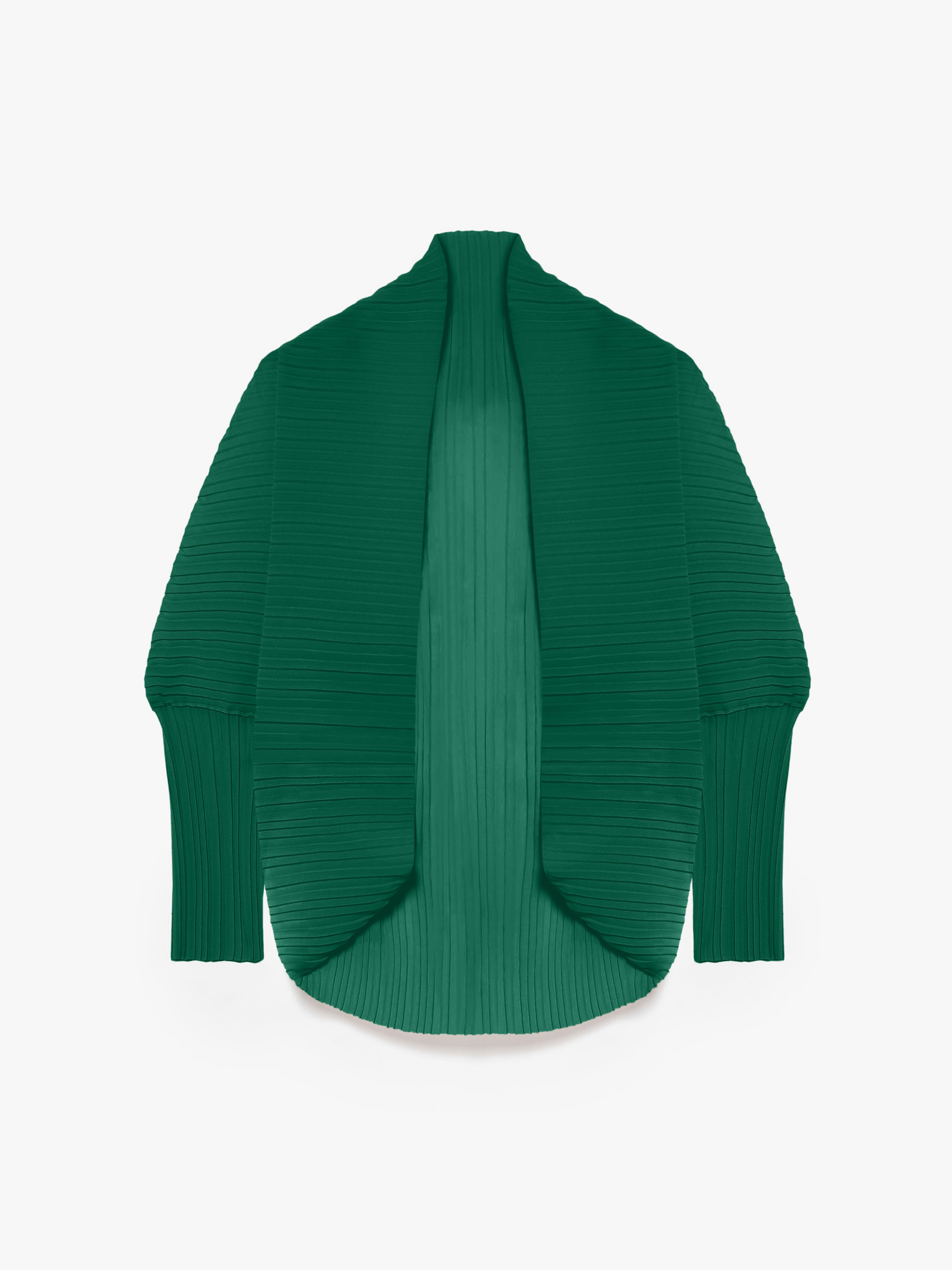 VESUVIO Pleated fabric shrug - 4