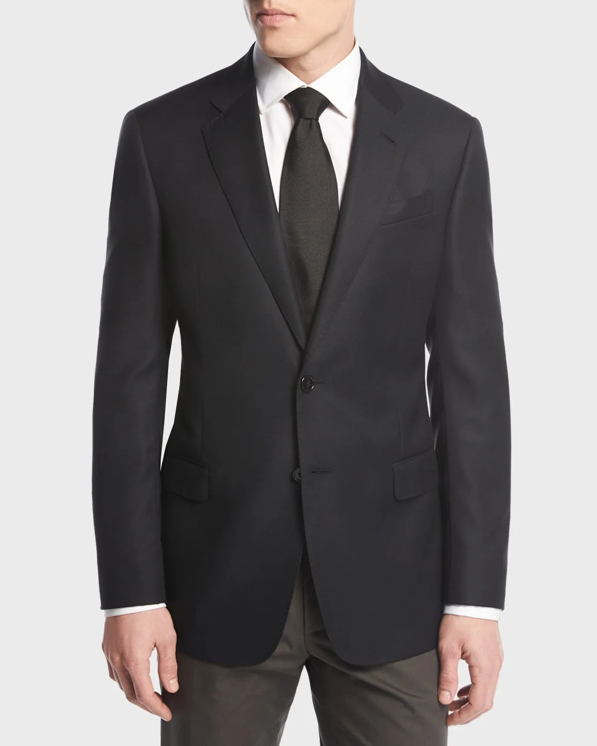 Men's Soft Basic Two-Button Sport Coat - 1