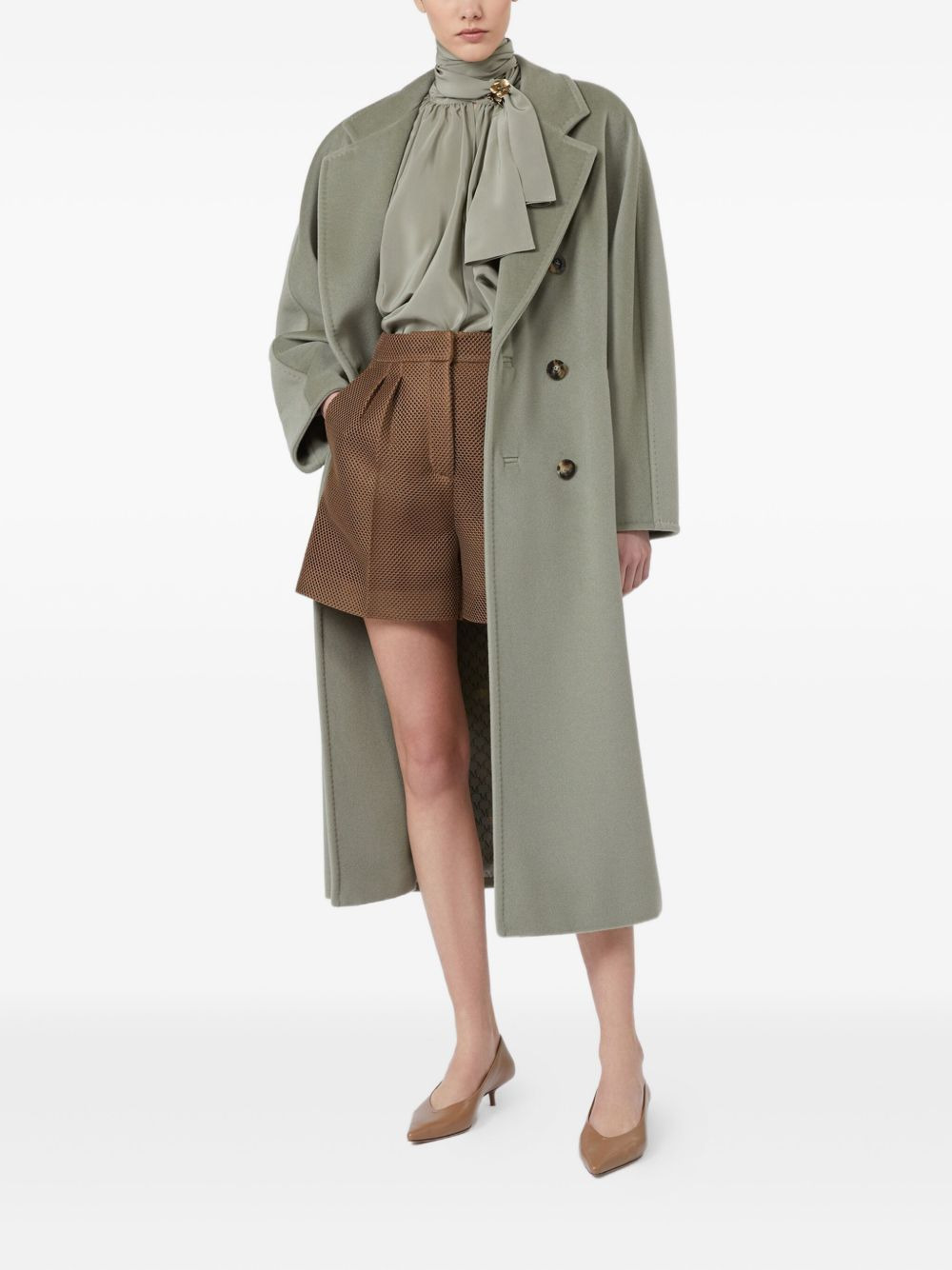 Puffer double-breasted buttoned coat - 5
