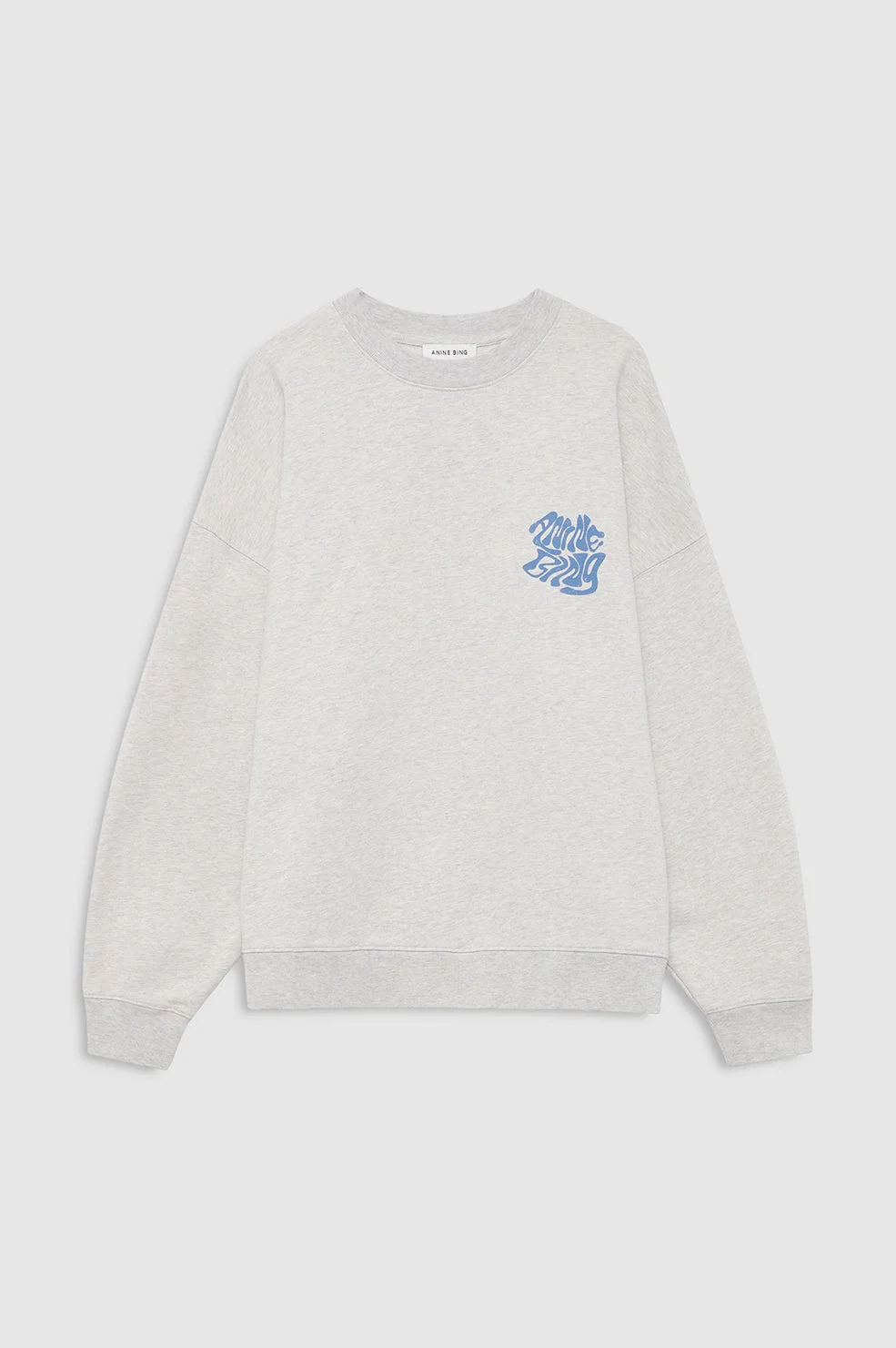 Miles Sweatshirt Waves - Heather Grey - 1