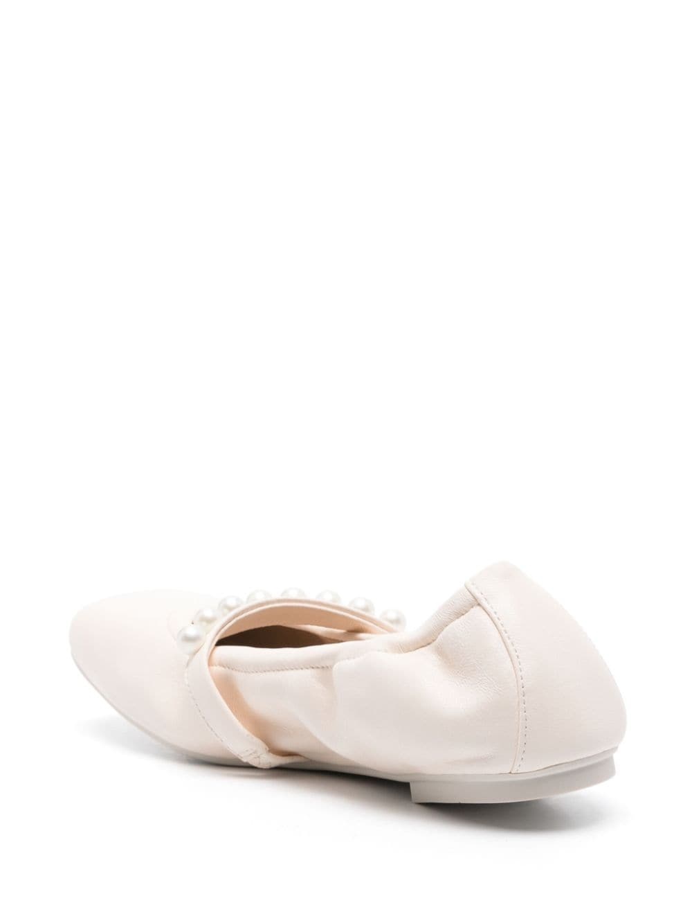 Goldie leather ballerina shoes - 3