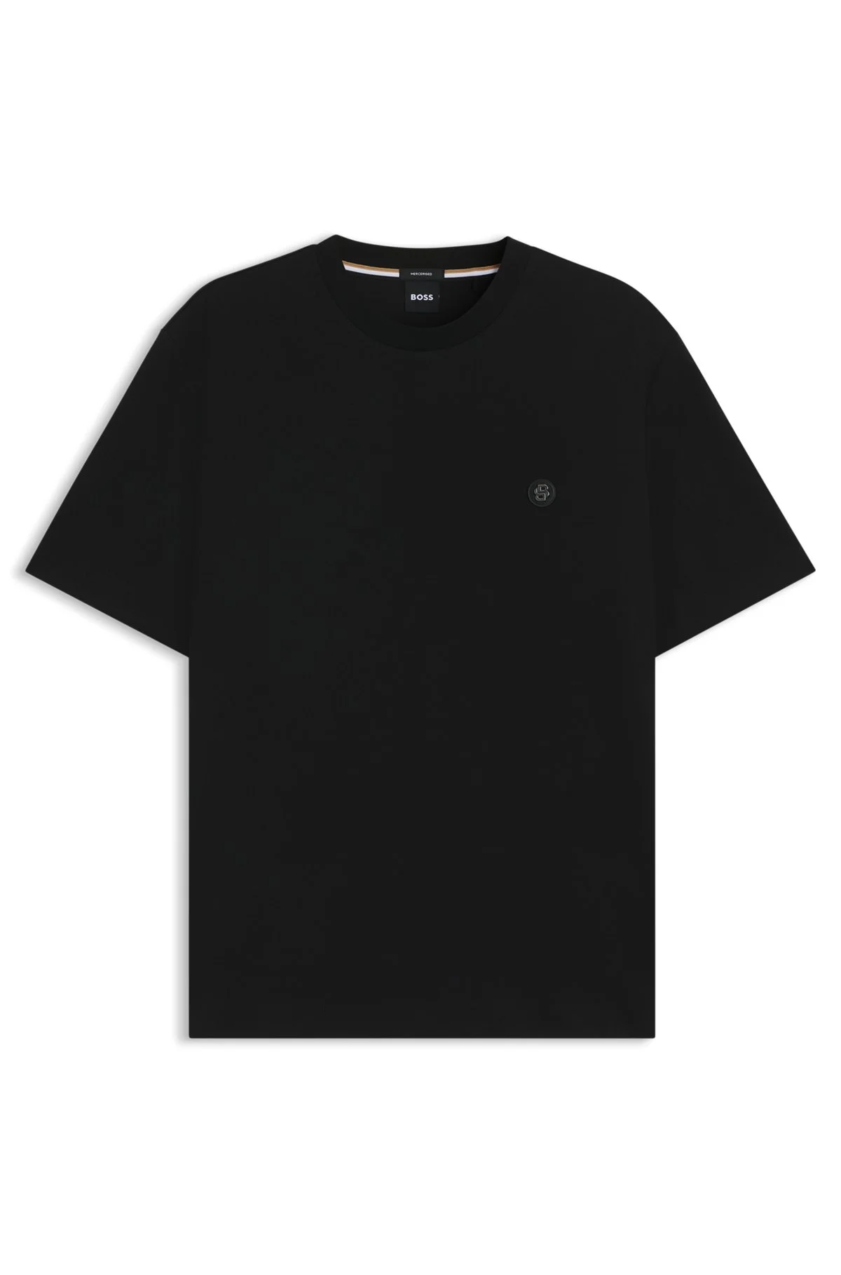 REGULAR-FIT T-SHIRT IN COTTON WITH MONOGRAM PRINT - 1