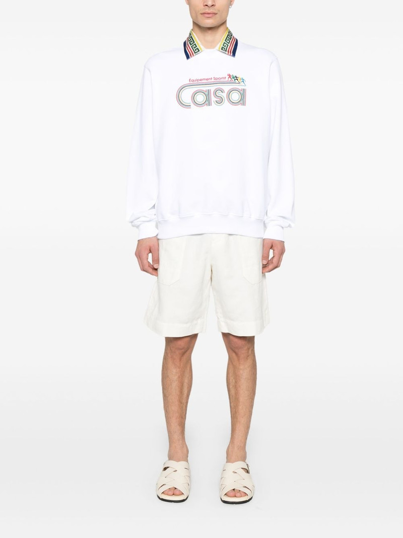 CASABLANCA Equipement Sportif Embroidered sweatshirt outlook