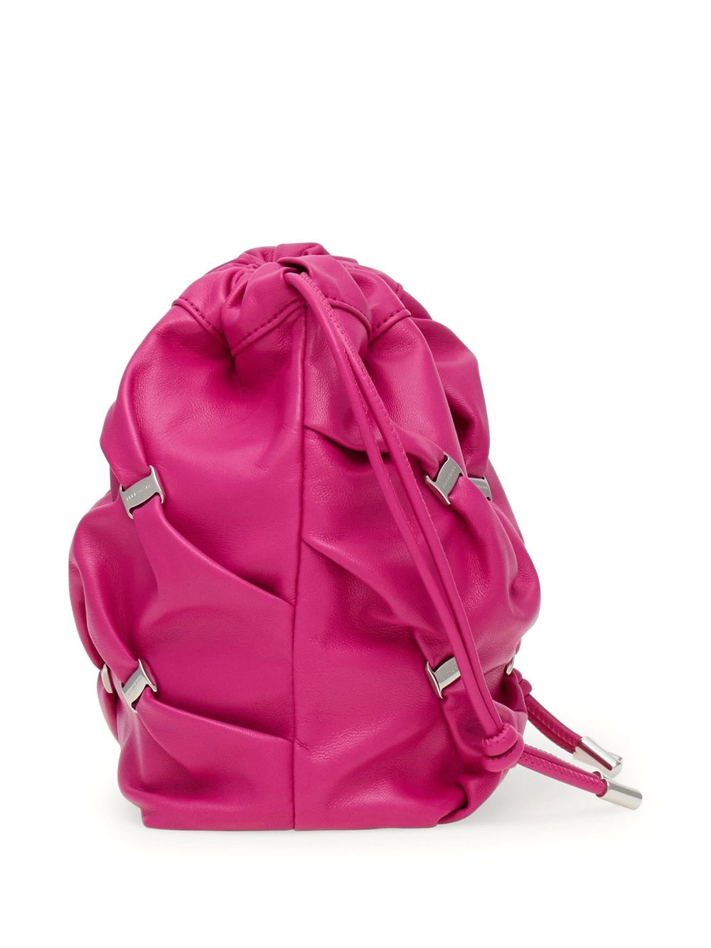 mini leather bucket bag - 3