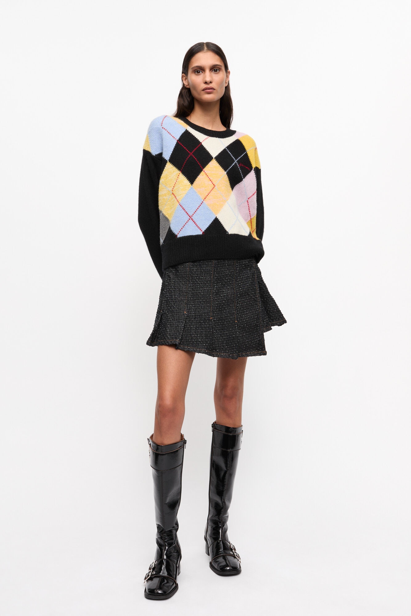 MULTICOLOR HARLEQUIN SWEATER - 4