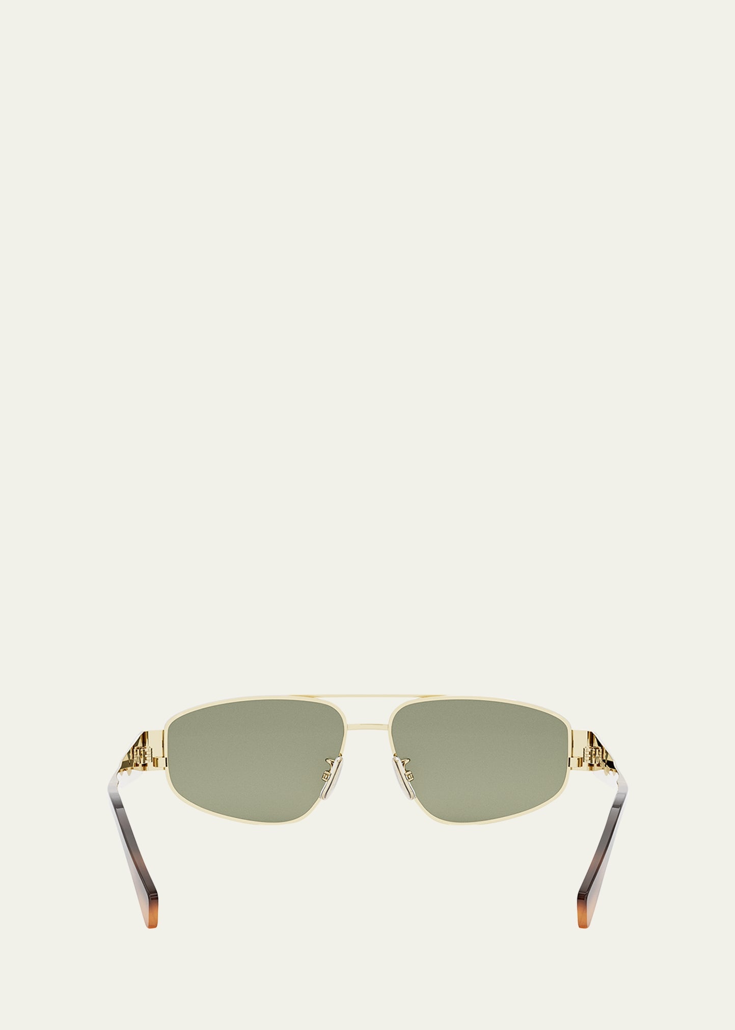 Men's Triomphe Pilot Metal Sunglasses - 5