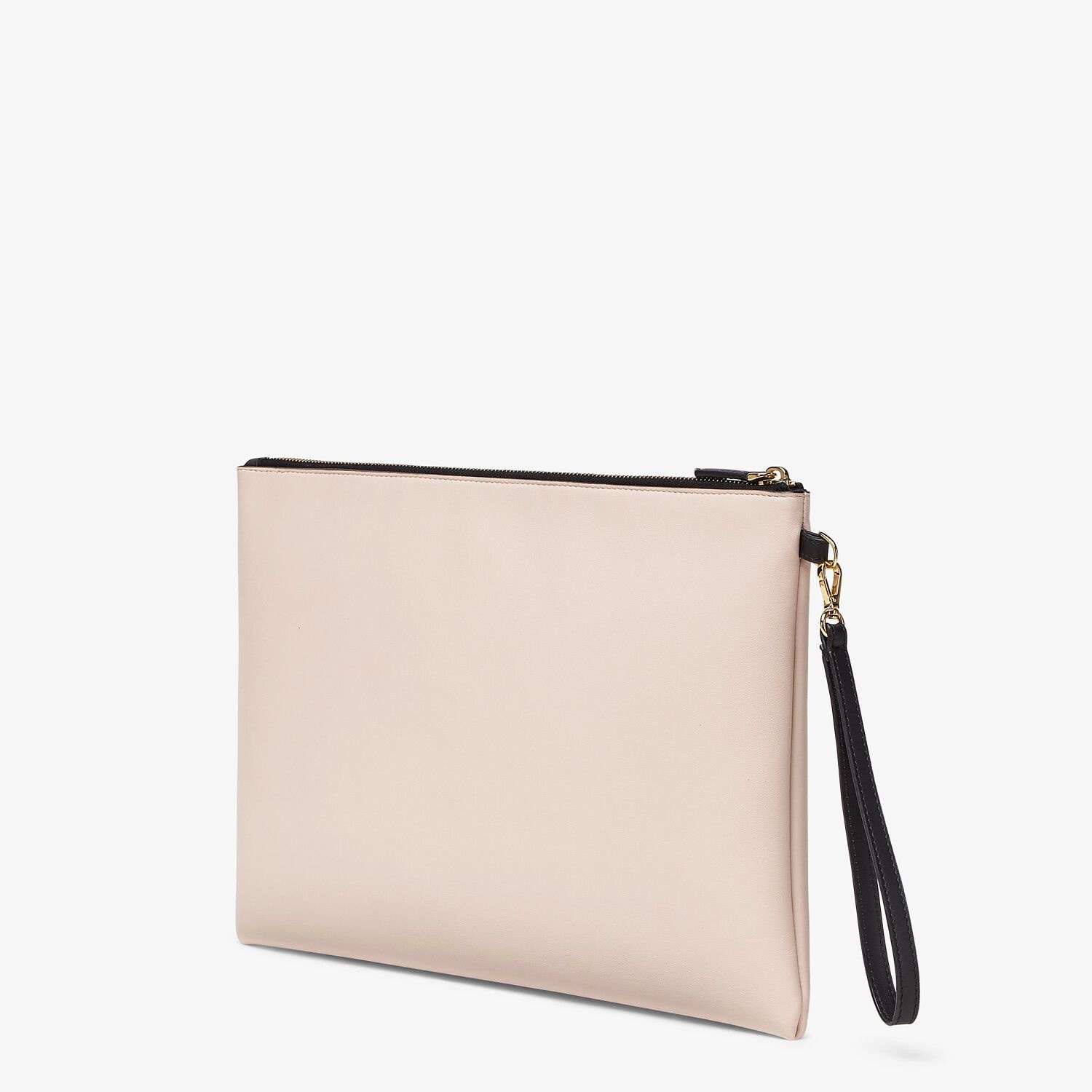 Pink leather pouch - 2