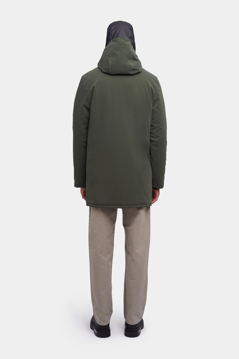 Stockholm Winter Matte Jacket Dark Green 4